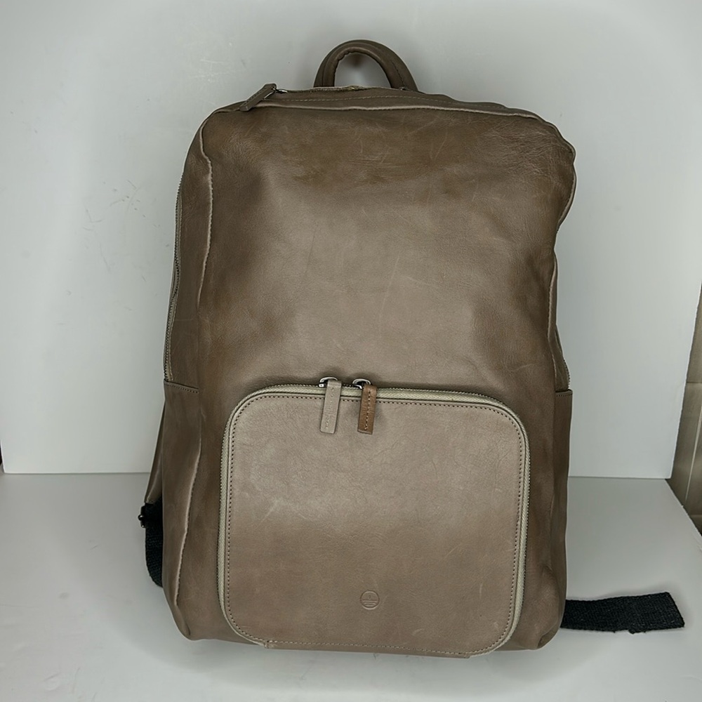 This Is Ground Venture Leather Backpack